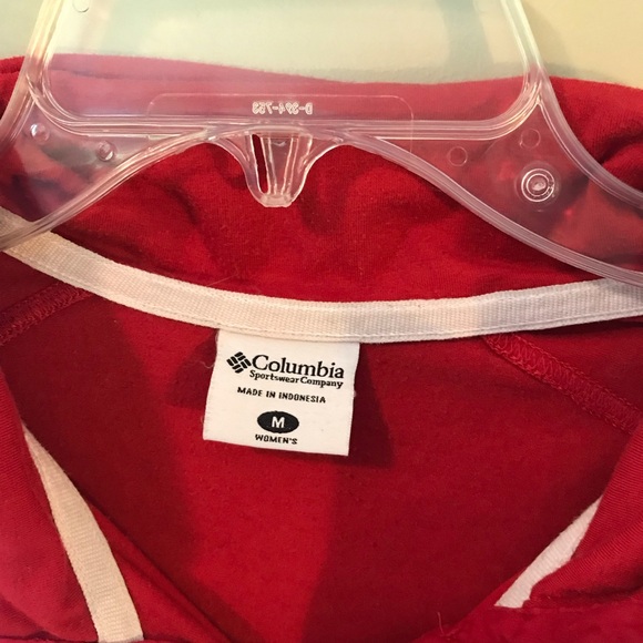 Columbia Ohio State Buckeyes Scarlet Polo Shirt Size Medium - Picture 8 of 8